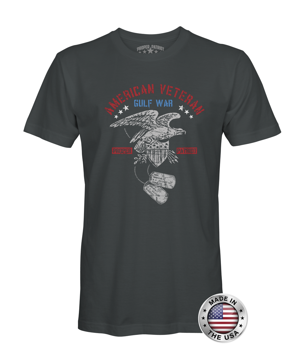 Gulf War Veteran - American Eagle - Patriotic Shirts for Men – Proper ...