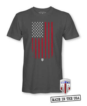 Tattered American Flag - USA Apparel - Patriotic Shirts for Men - Proper Patriot